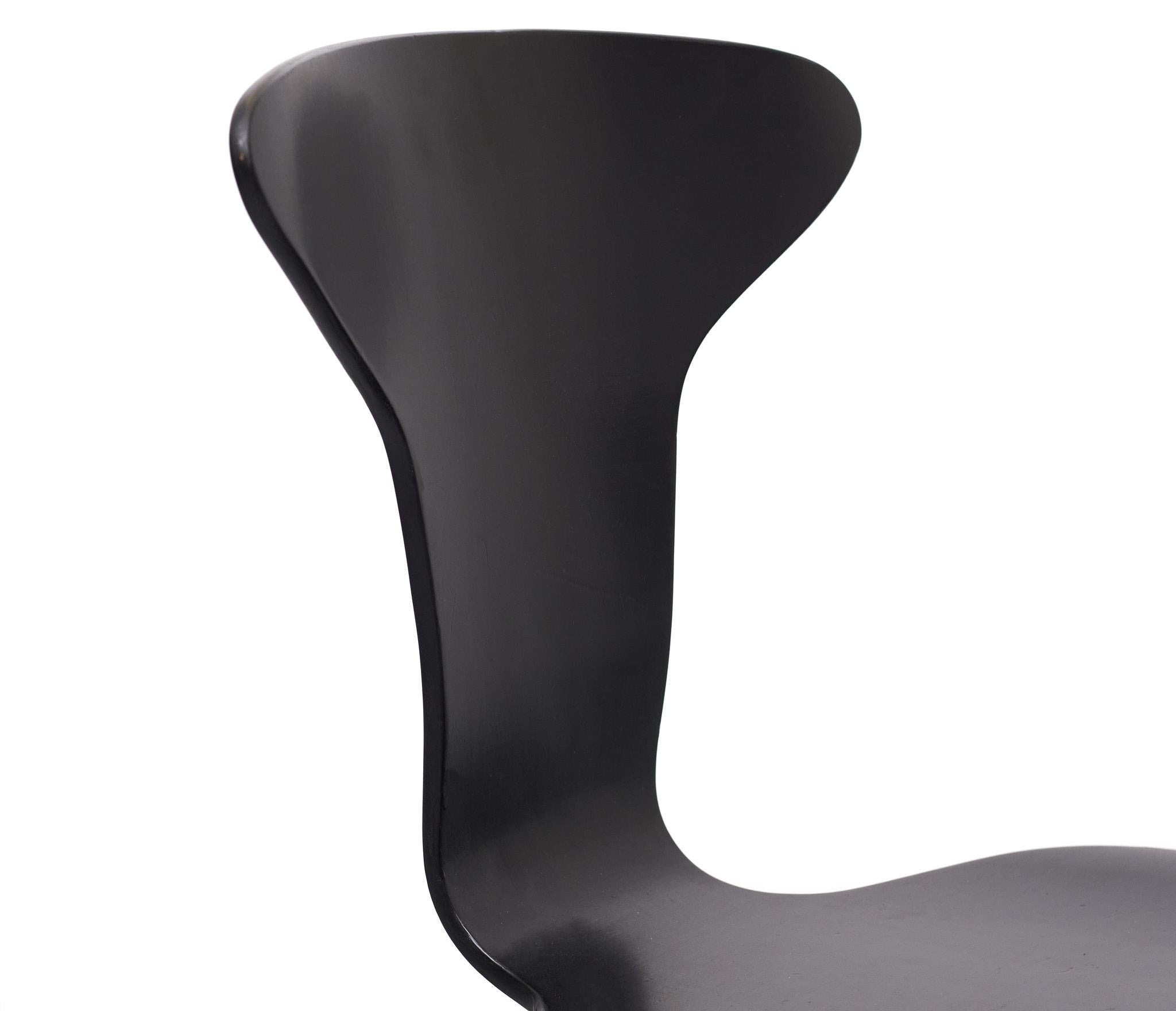 Mosquito-Stuhl 3105 von Arne Jacobsen für Fritz Hansen, 1960er Jahre im Angebot 2