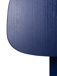 Mosquito Dining Chair in Cobalt Blue, Wooden Frame + Plywood, Mid-Century Modern