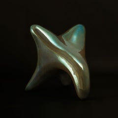 Mosquito in Turquoise of the Neo Habitat Sculptural Object By Caspi Ceramics NL