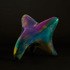 Mosquito Magenta Green of the Neo Habitat Sculptural Object By Caspi Ceramics NL