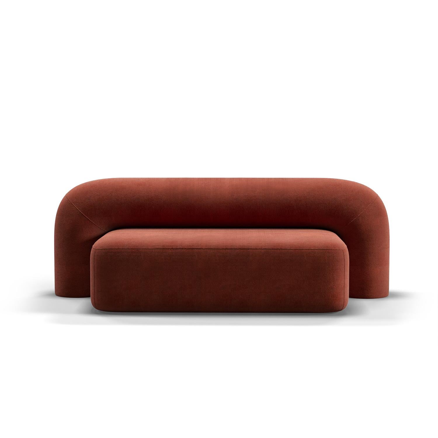 Moss 1800 sofa by Artu
Pavel Vetrov
Dimensions: W 180 x D 82 x H 76 cm
Materials: Wood, Upholstery
Other colors and materials available.

Soft, flowing, tactile forms of the new Moss collection are inspired by moss that embraces the surface of