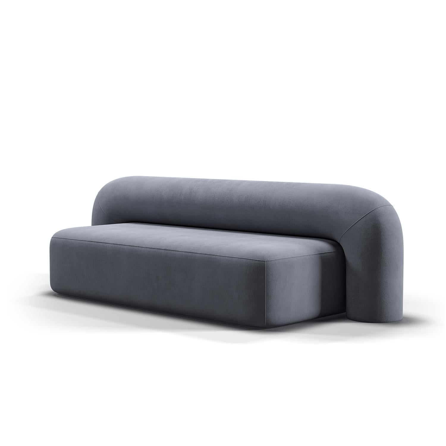 Moss 2400 Sofa by Artu
Pavel Vetrov
Dimensions: W 240 x D 82 x H 76 cm
Materials: Wood, Upholstery
Other colors and materials available. Please contact us.

Soft, flowing, tactile forms of the new Moss collection are inspired by moss that
