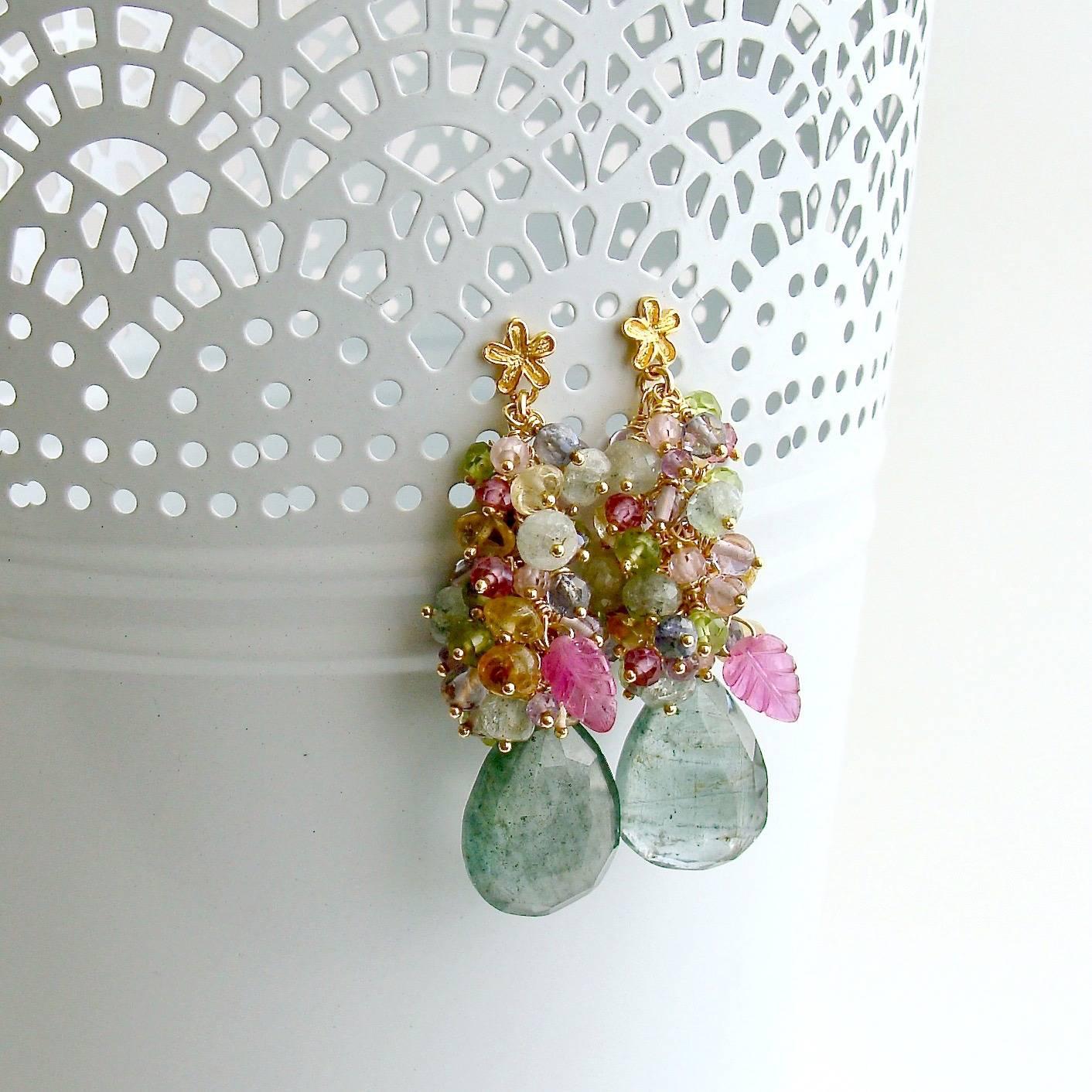 Fleur V Earrings.

After a harsh and cold winter, everyone is ready for the happy colors of spring and these perennial favorite earrings don’t disappoint. A riot of pastel spring colors mimics the beautiful colors of a spring garden for a