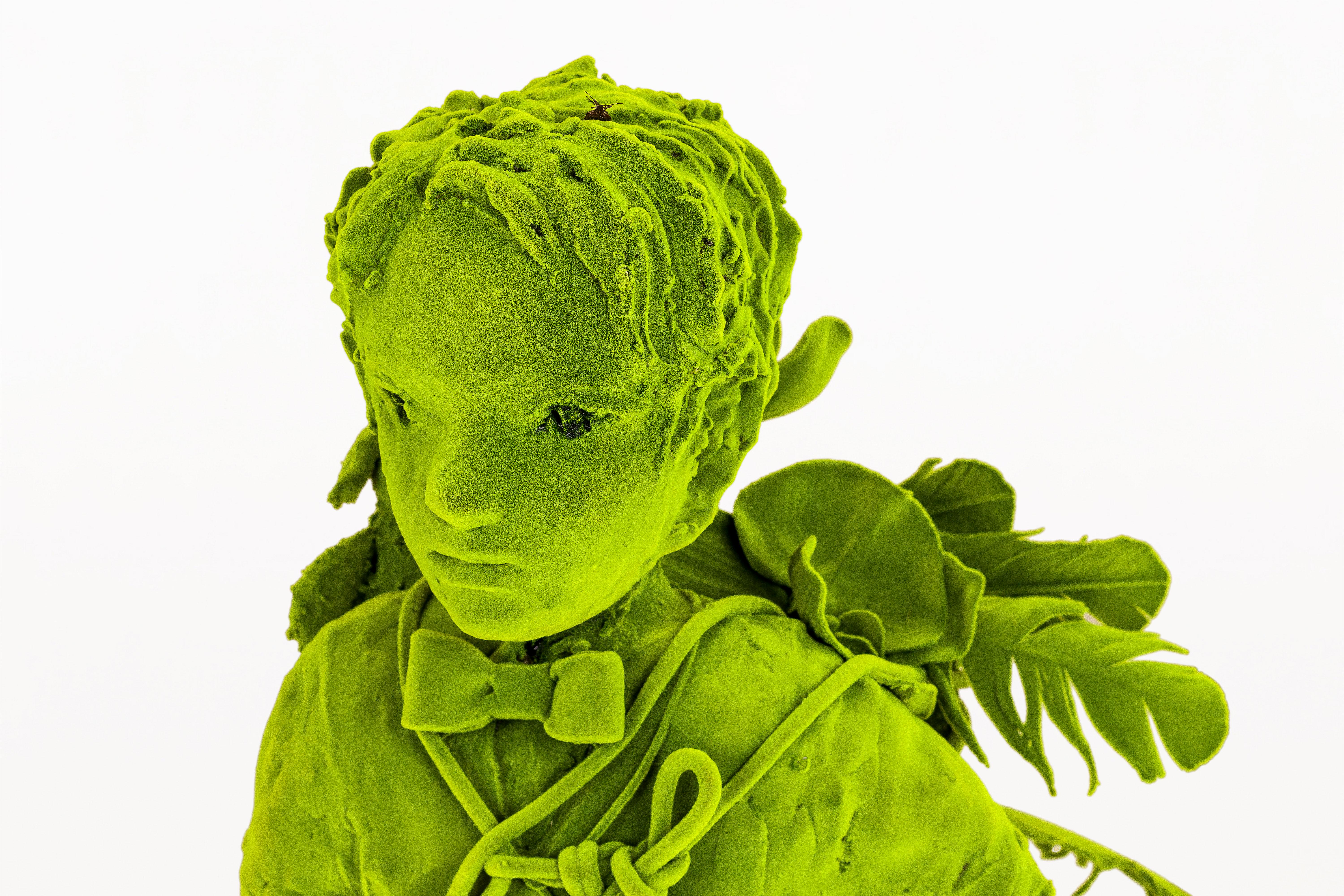 Finnish Moss Boy Sculpture by Kim Simonsson, circa 2020, Finland