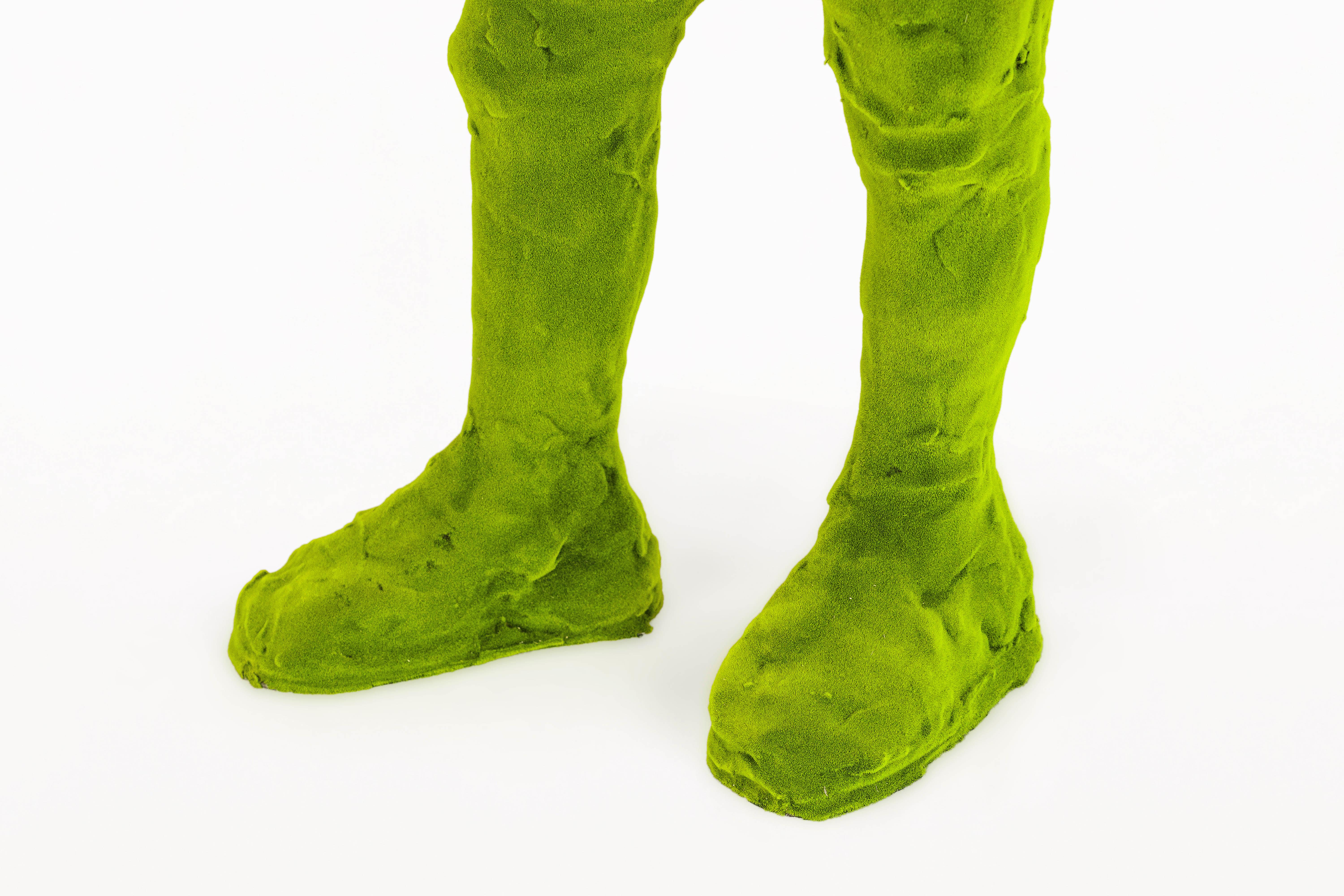 Contemporary Moss Boy Sculpture by Kim Simonsson, circa 2020, Finland