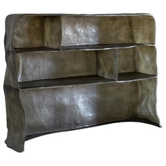 Moss Brown Formless Fiberglass Cabinet by kar