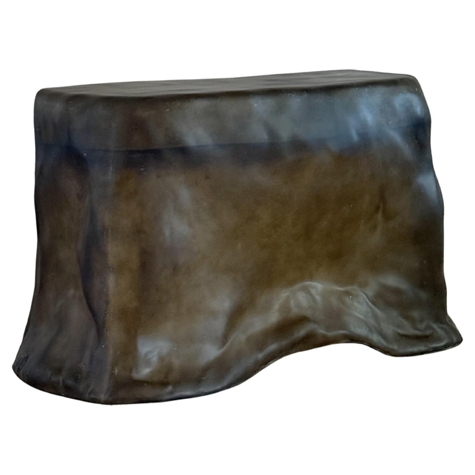 Scrivania in fibra di vetro Moss Brown Formless di kar