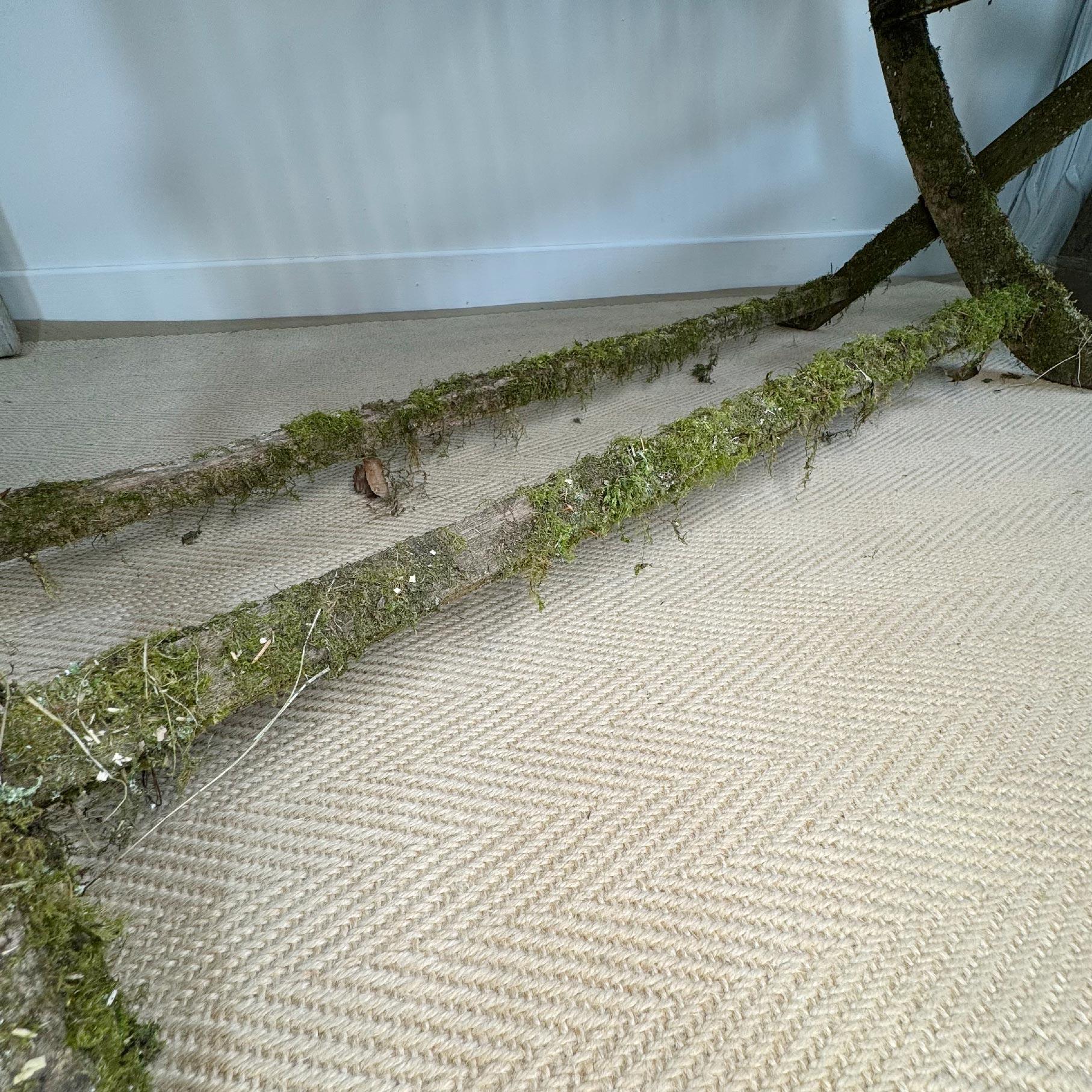 Moss Covered Garden Bench For Sale 9
