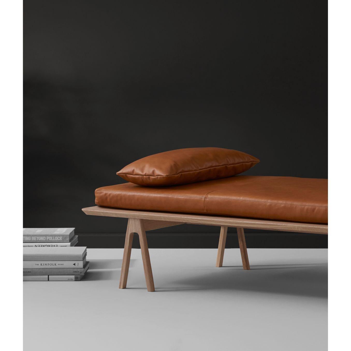 Moosgrünes Leder-Tagesbett von MSDS Studio im Angebot 2
