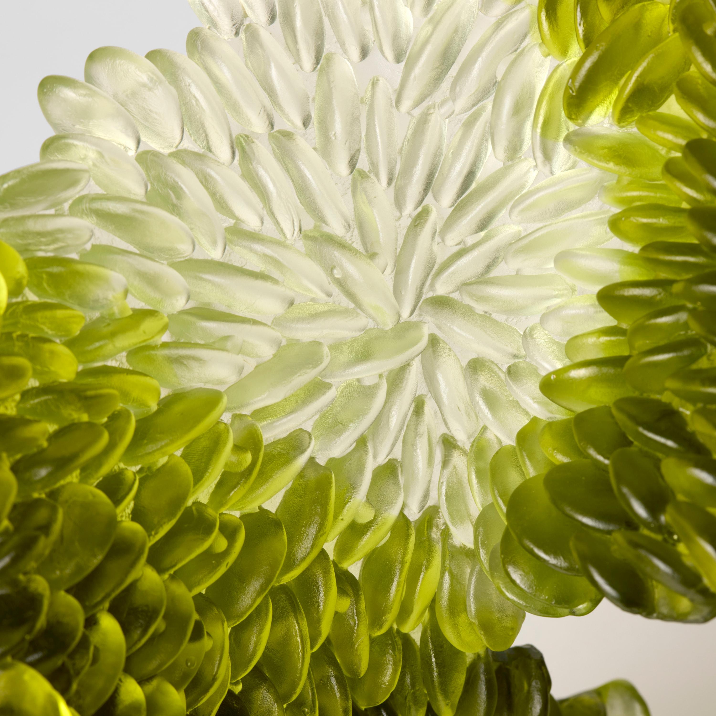 Moss Greens III, scultura in vetro verde e trasparente di Nina Casson McGarva In condizioni Nuovo in vendita a London, GB