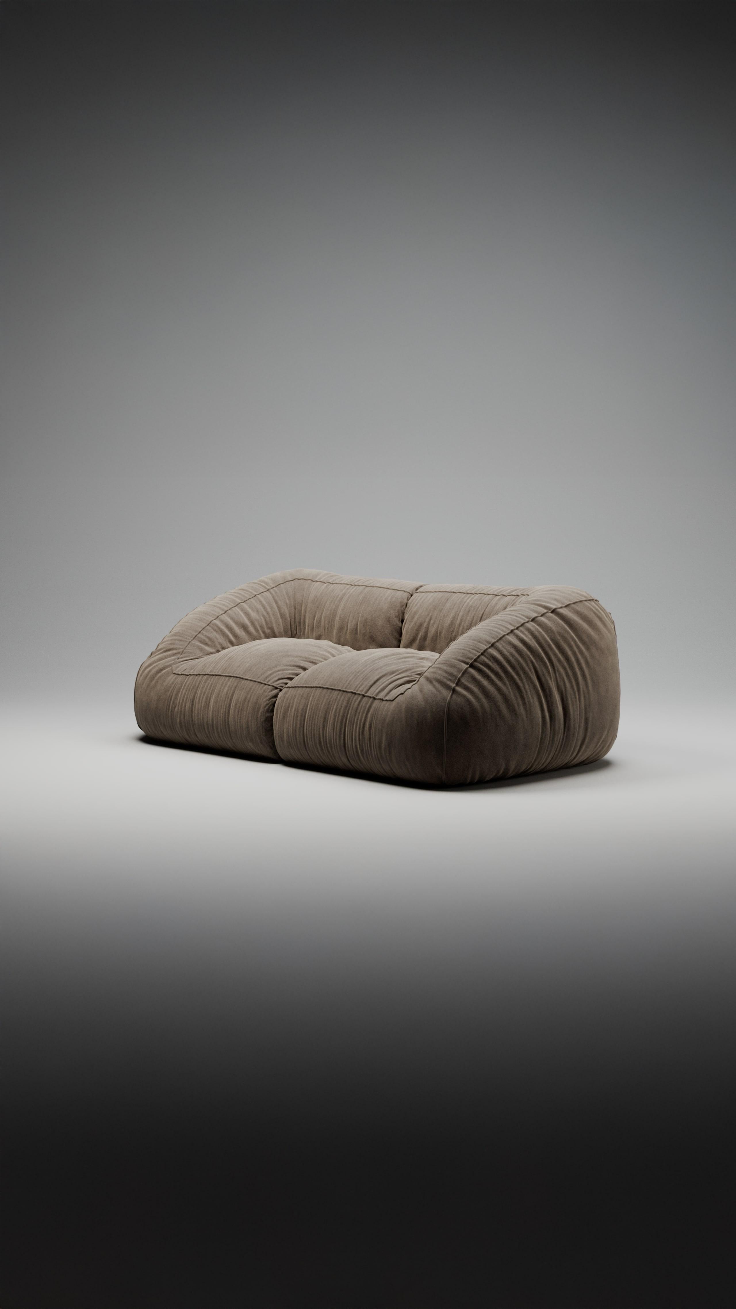 Moss Modular Sofa C001 - Sancho col. 030 (or any Fabric cat. A) For Sale 1
