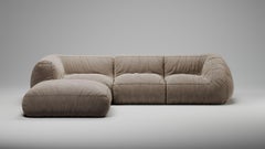 Moss Modular Sofa C002 & ottoman - Sancho col. 030 (or any Fabric cat. A)