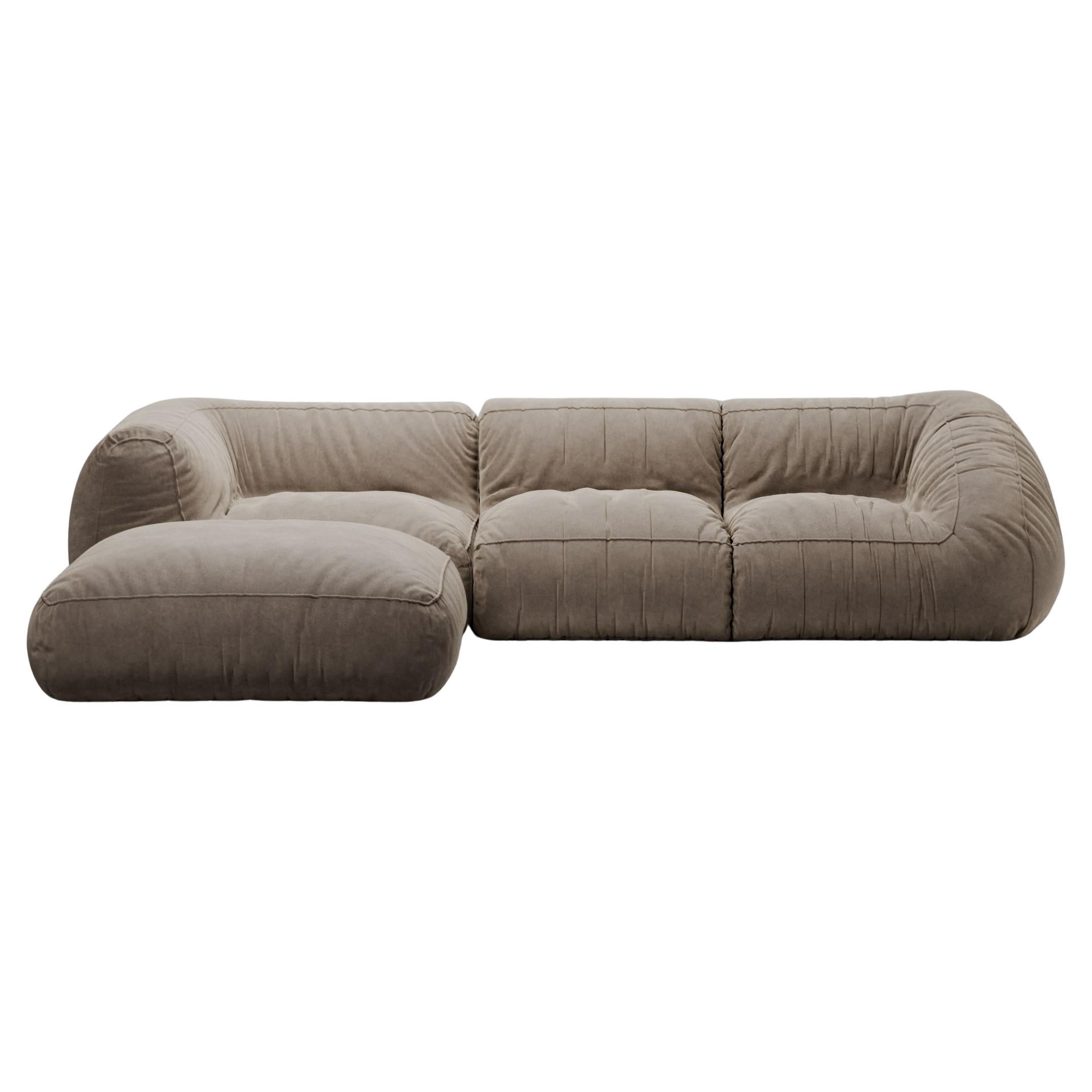 Moss Modular Sofa C002 
ottoman - Sancho col. 030 (or any Fabric cat. A)