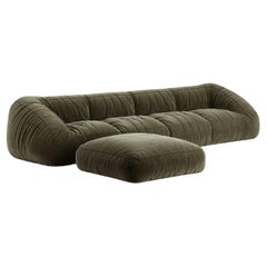 Moss Modular Sofa C005 
ottoman - Nubuck col. Sage (or any Leather cat. A)