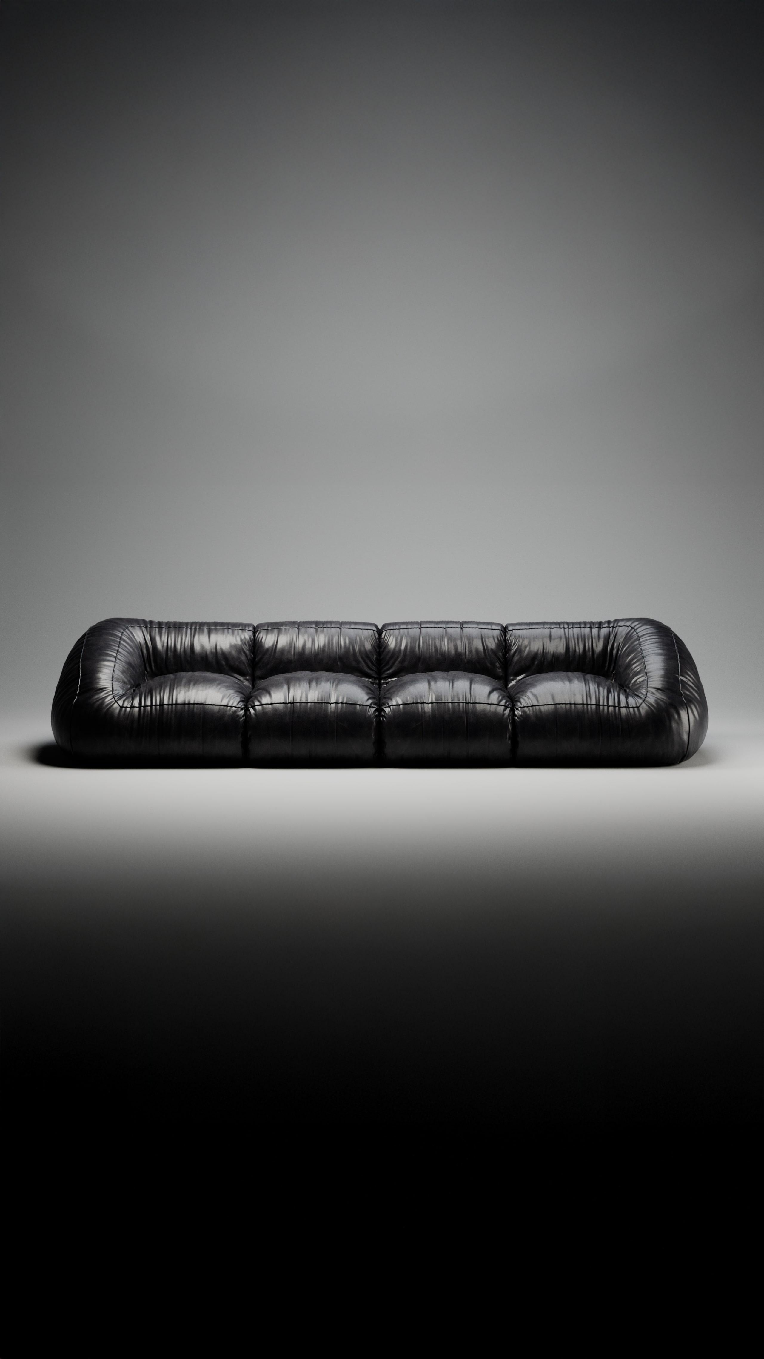 The Moss collection draws inspiration from the softness and organic shapes of moss, offering a relaxed, natural aesthetic. This sofa collection boasts a unique, plush design with soft, padded cushions that promise a relaxed comfort. Its versatile