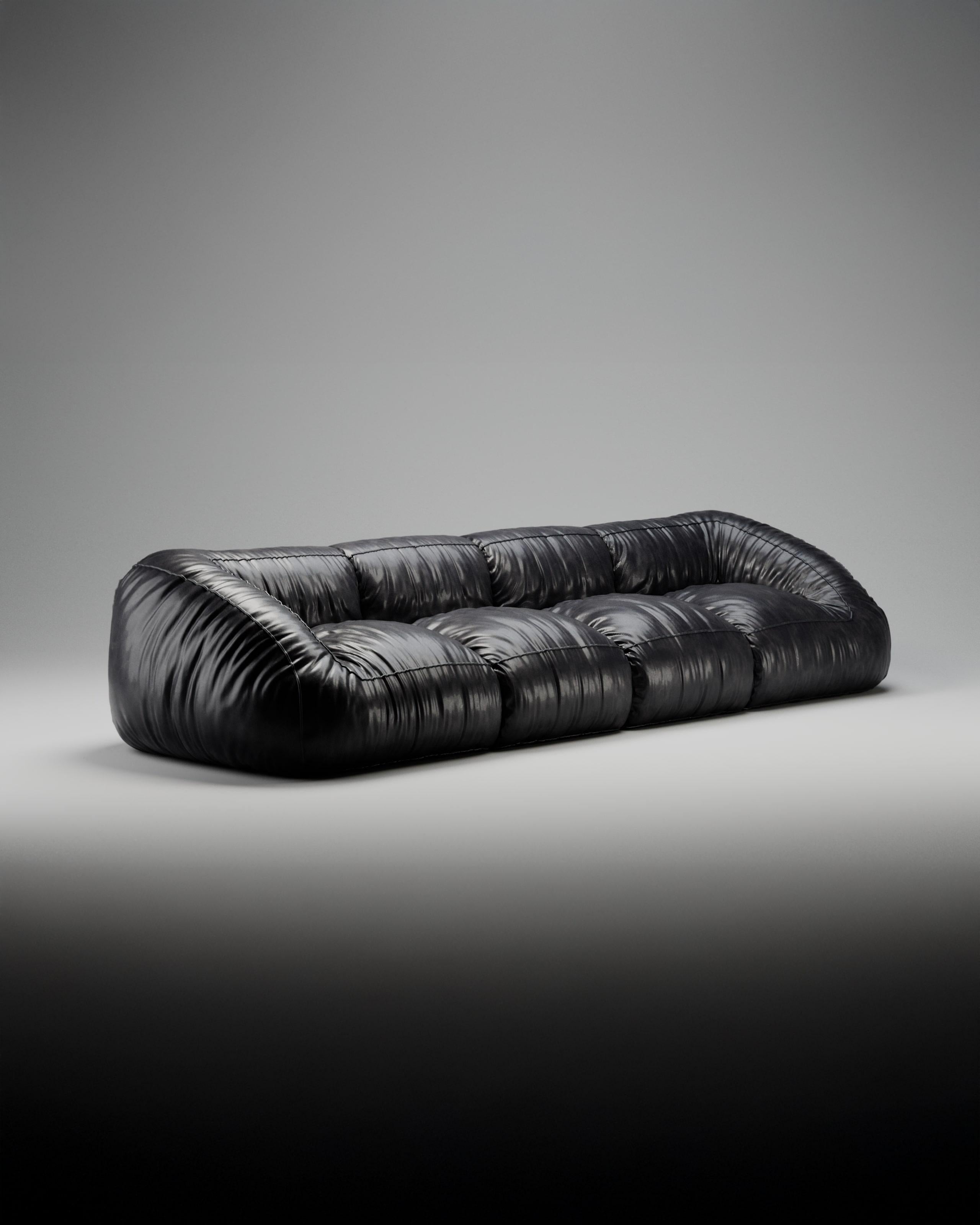 Periodo contemporaneo Moss Modular Sofa C005 - Leather col. Sequoia 027 (or any Leather cat. A) in vendita