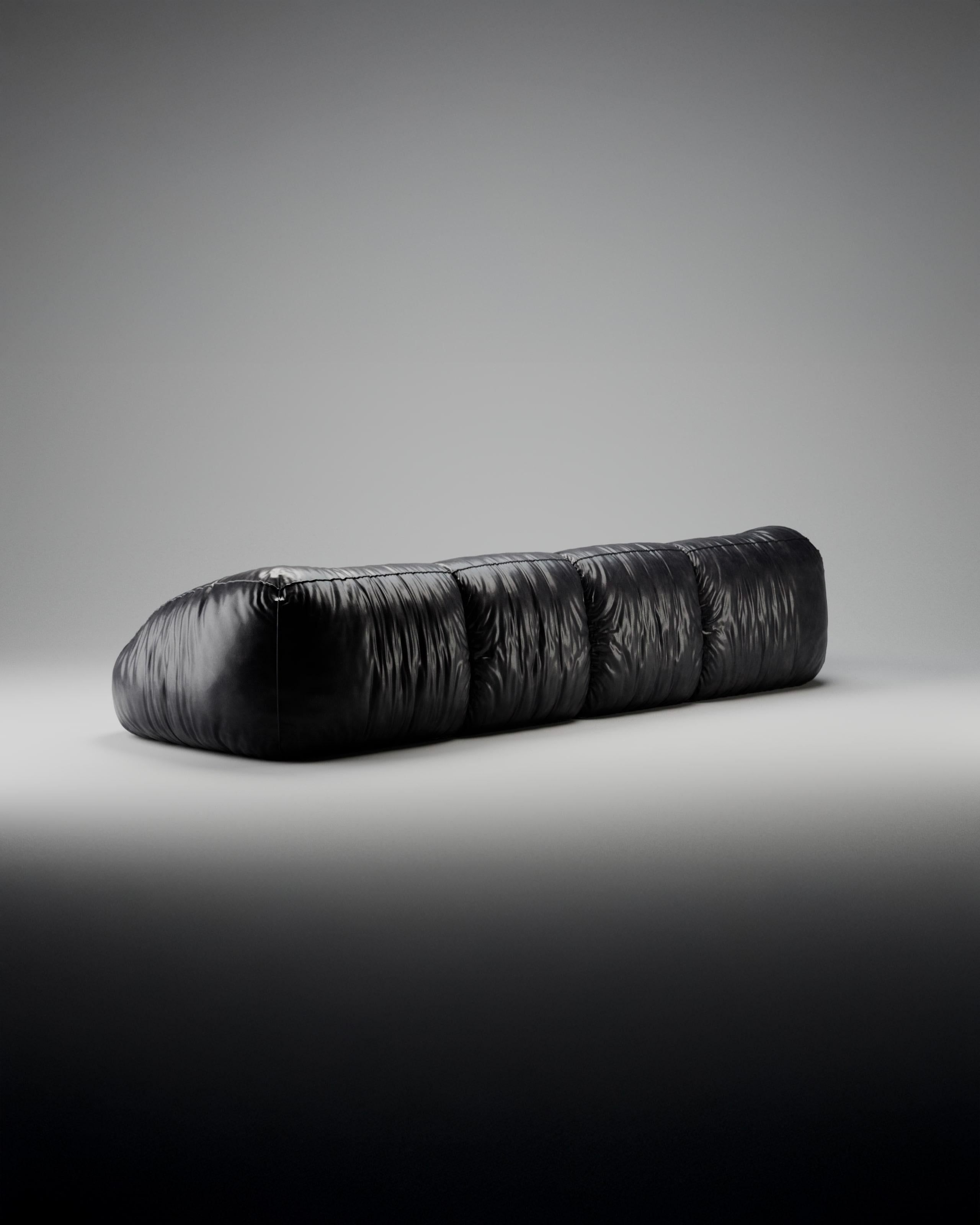 Moss Modular Sofa C005 - Leather col. Sequoia 027 (or any Leather cat. A) in vendita 2
