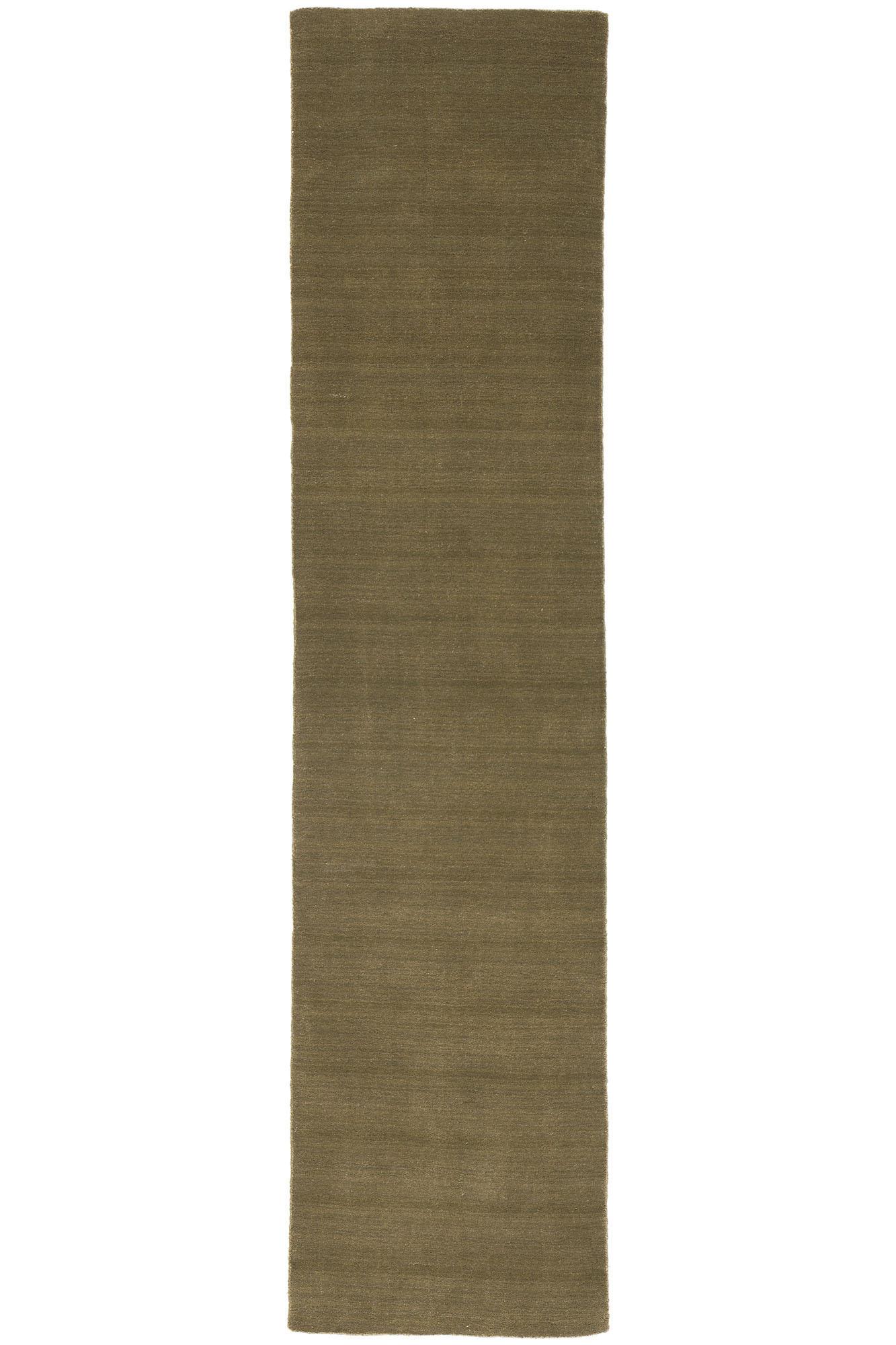 Contemporary Moss-Olive Green Modern Rug, Biophilic Design Style Meets Earth-Tone Elegance For Sale