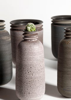 Moss Pink, Vessel O, Slip Cast Ceramic Vase, N/O Vessels Collection