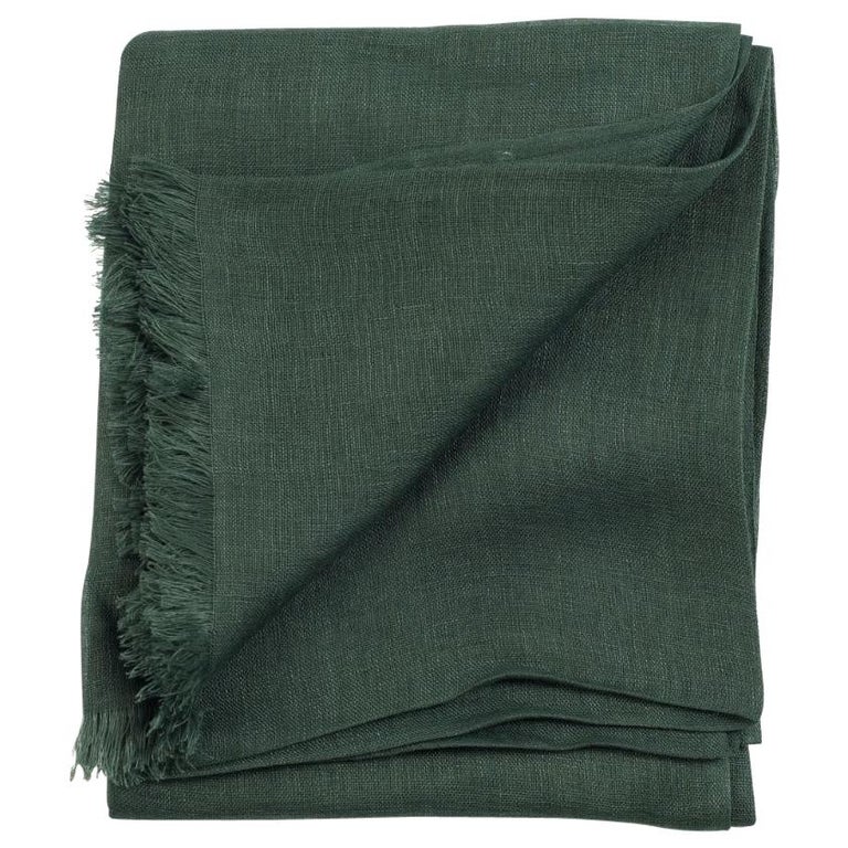 MOSS Linen Scarf For Sale