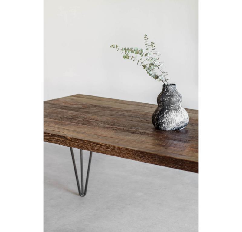 American Mossam Dining Table Set by Croft House For Sale