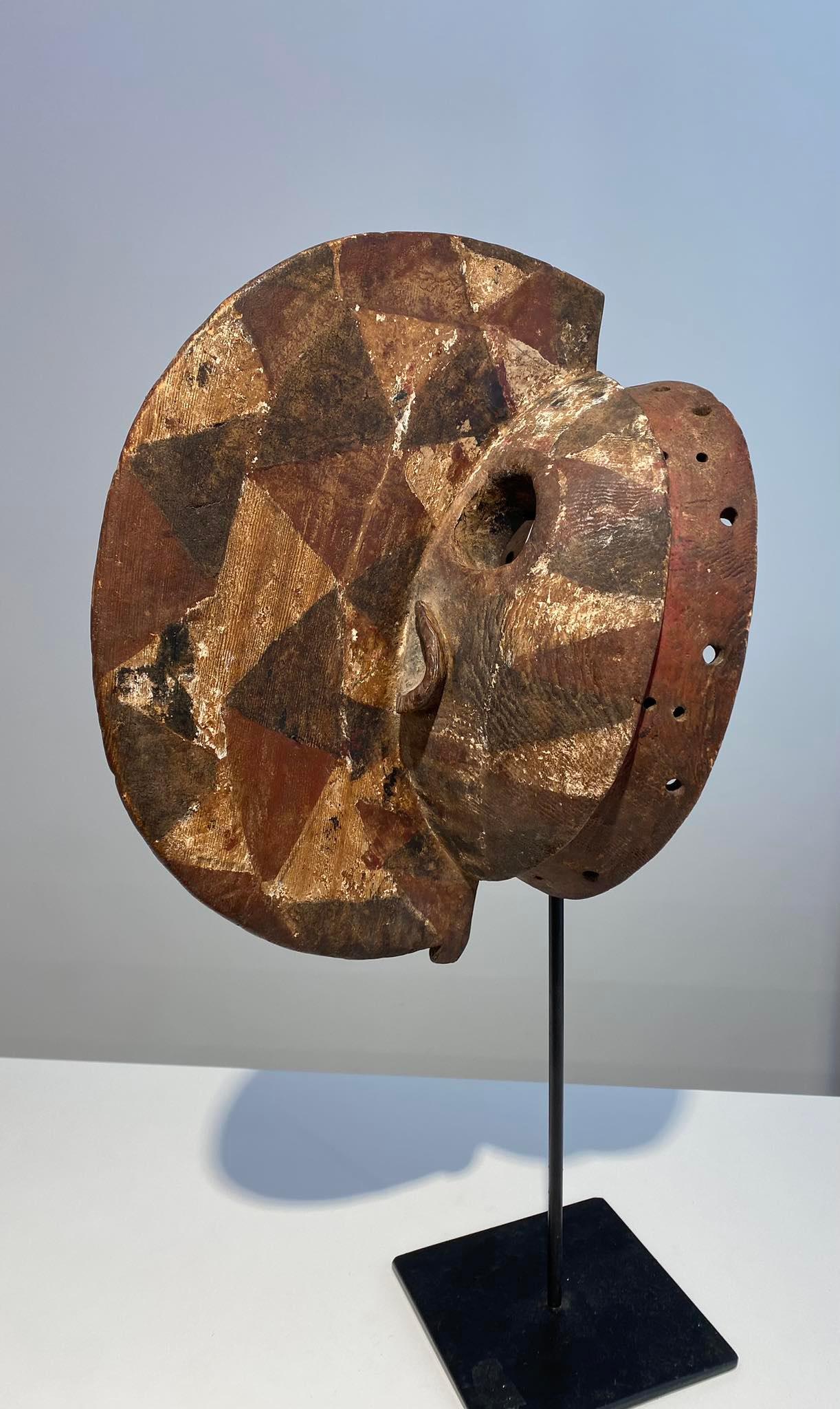 Legno massiccio Maschera Mossi Burkina Faso Inizio-metà del XX secolo / African Art / Africa Tribal  in vendita