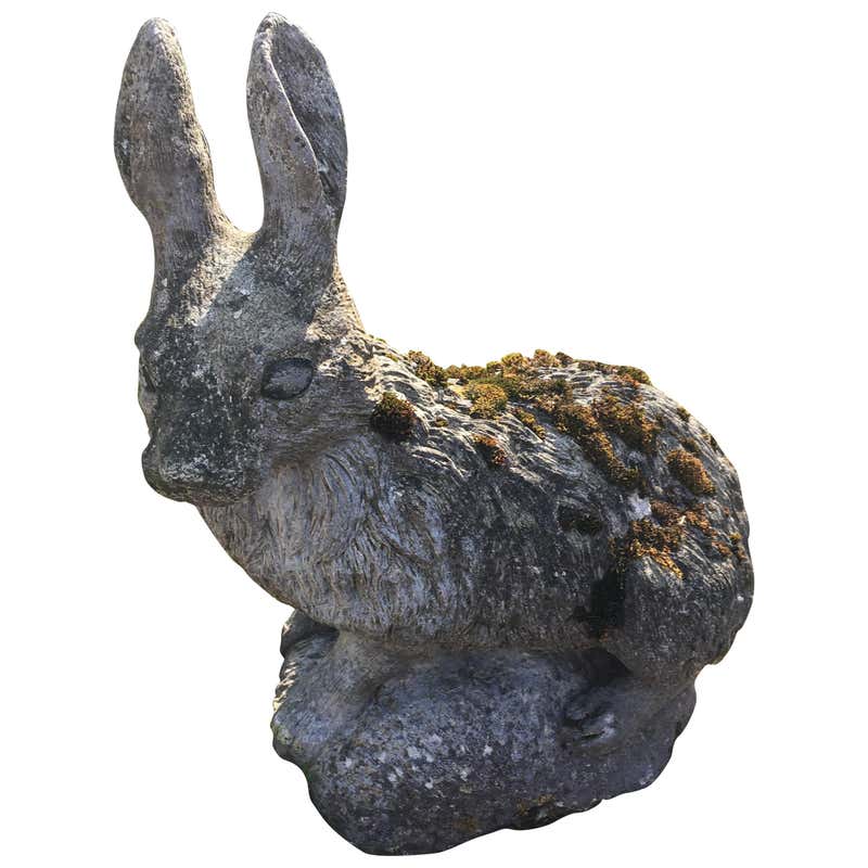 Rabbit Statue - 9 For Sale on 1stDibs | vintage rabbit statue, vintage ...