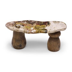 Mossy Meditation Stone Coffee Table