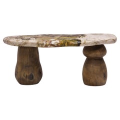 Mossy Meditation Stone Coffee Table