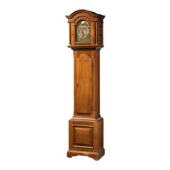 Antique Most Attractive Early 20th Century Walnut Grandmother Clock