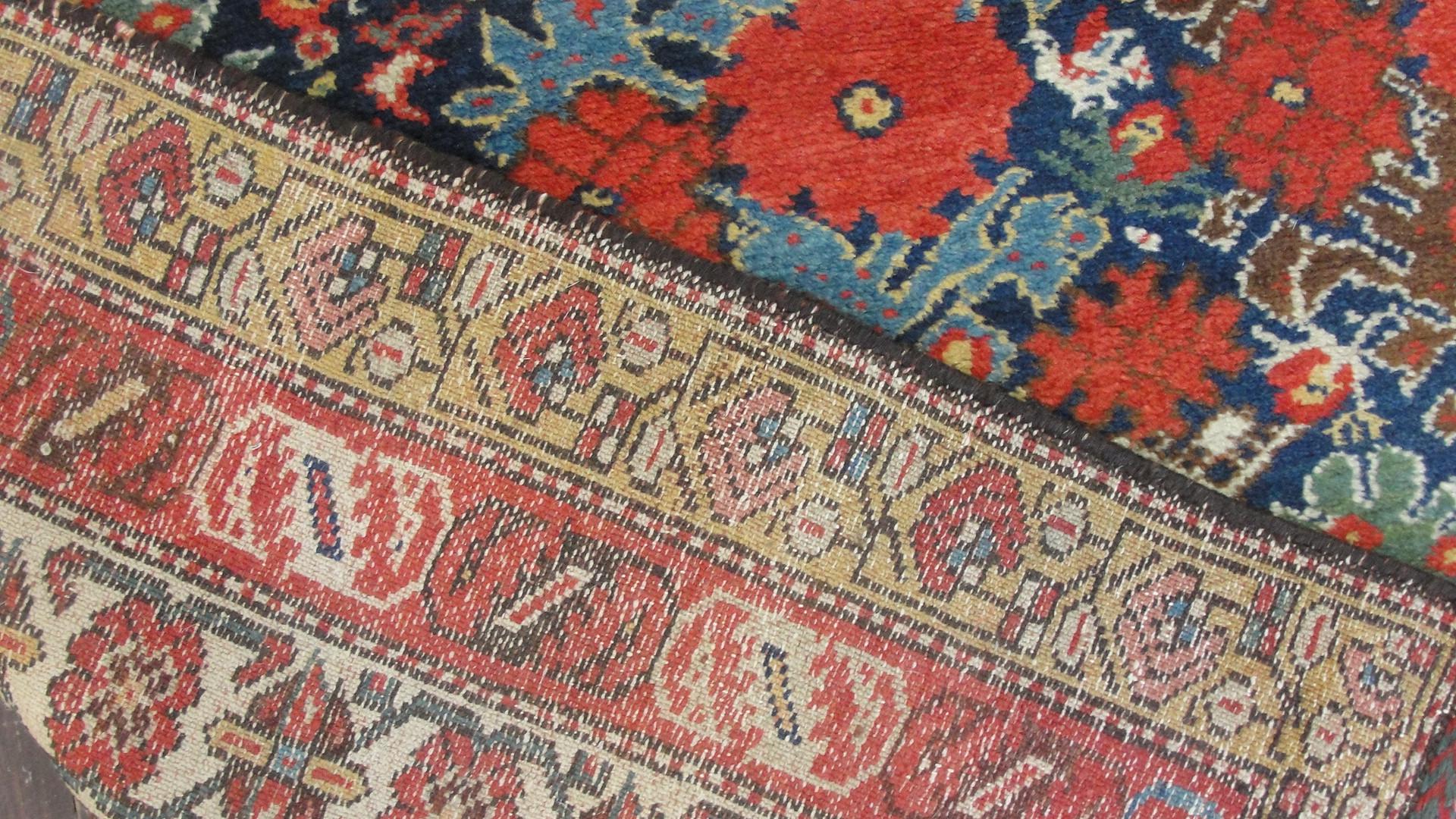Hand-Knotted Most Unusual Antique Persian Malayer Runner For Sale
