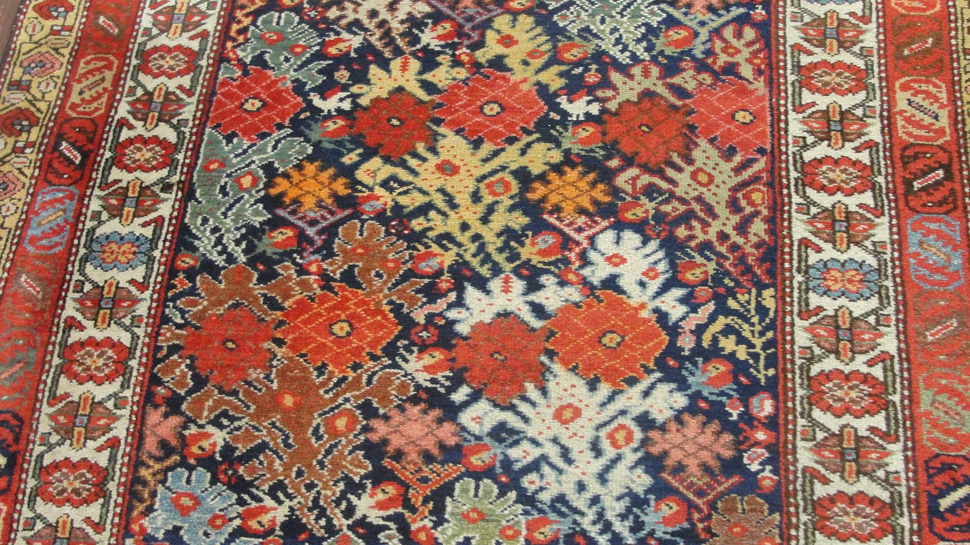 Most Unusual Antique Persian Malayer Runner For Sale 1