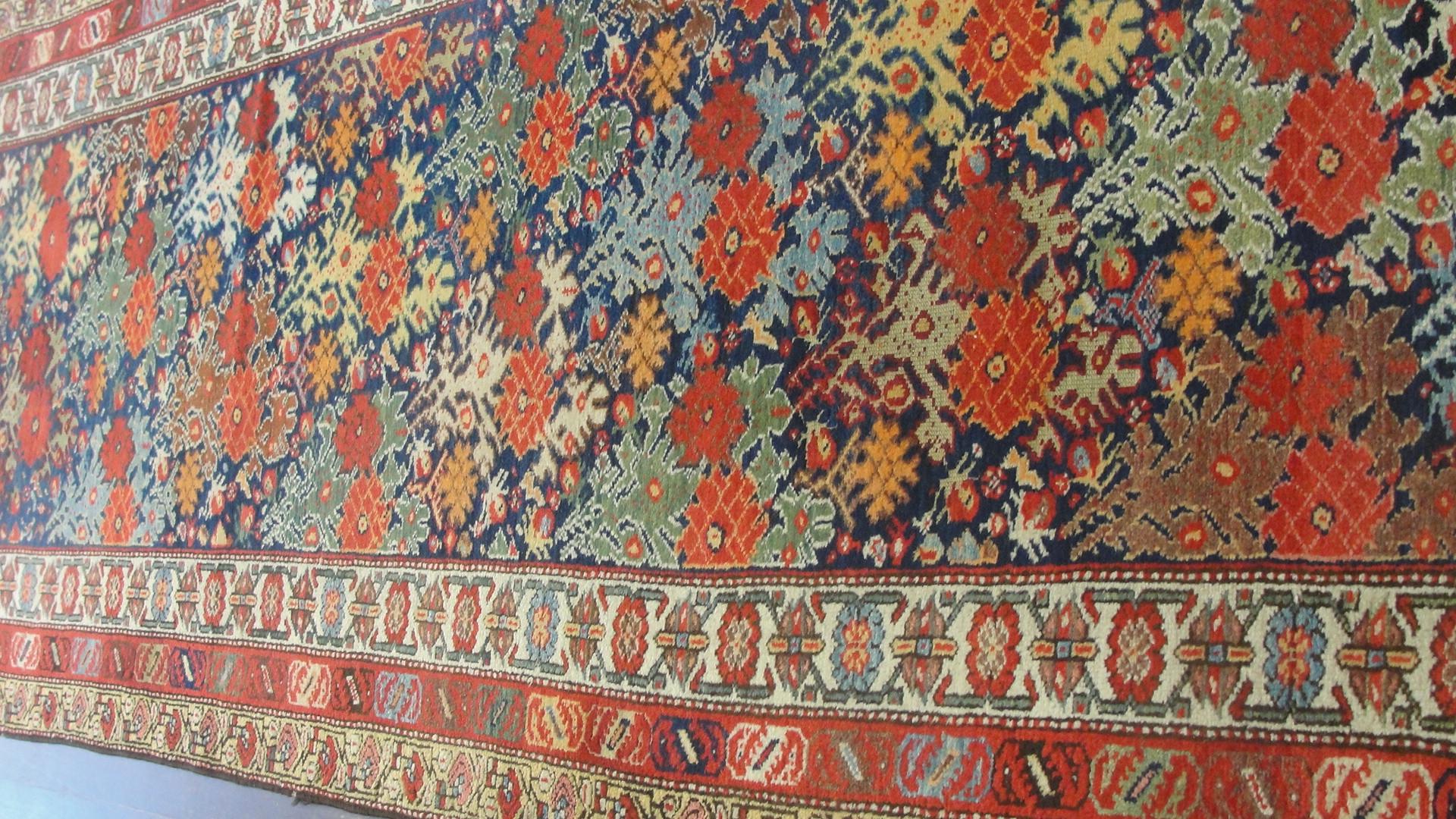 Most Unusual Antique Persian Malayer Runner For Sale 2