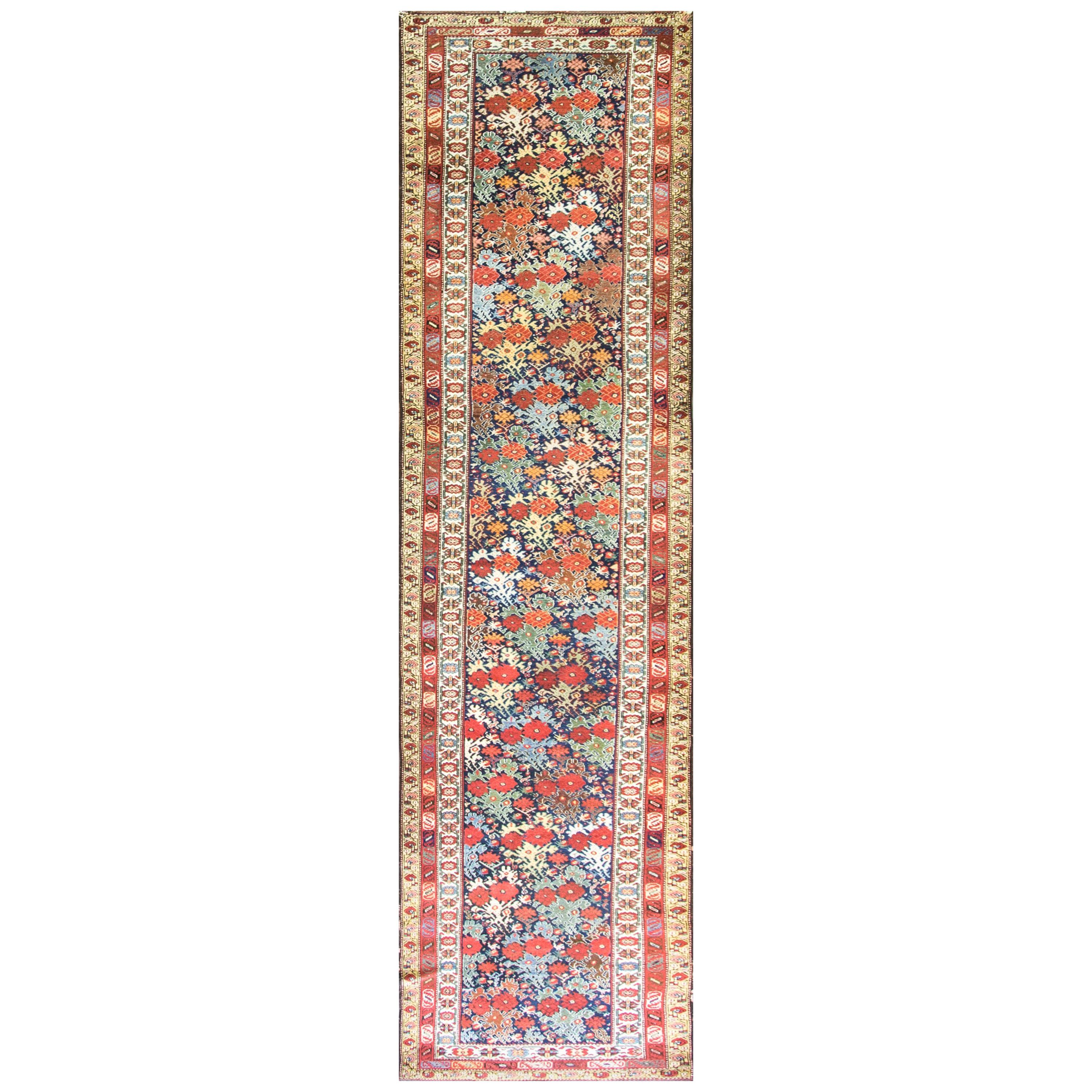 Most Unusual Antique Persian Malayer Runner For Sale