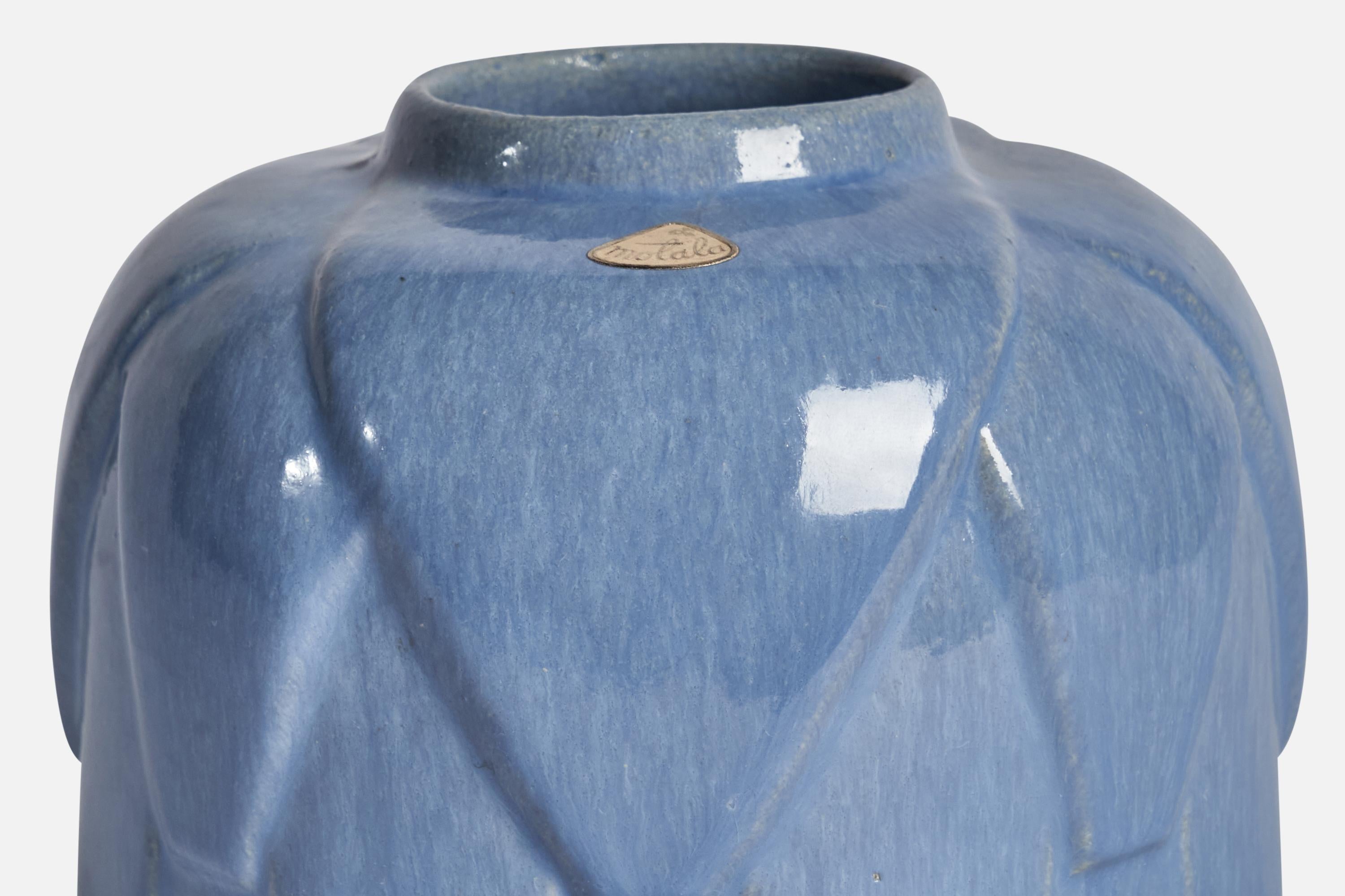 Swedish Motala Keramik, Vase, Ceramic, Sweden, 1930s For Sale