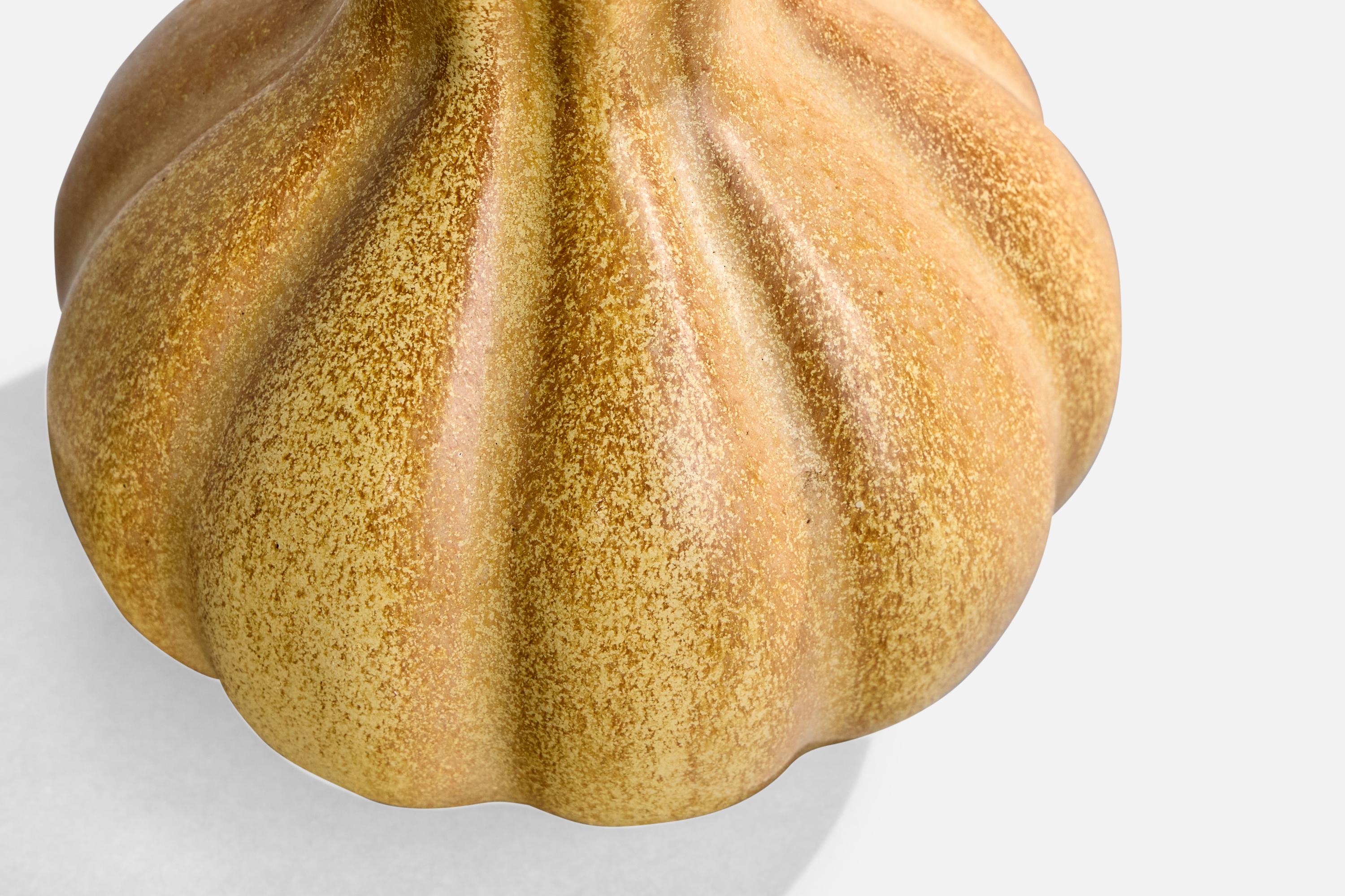 Céramique Vase Motala Lervarufabrik, céramique, Suède, années 1930 en vente
