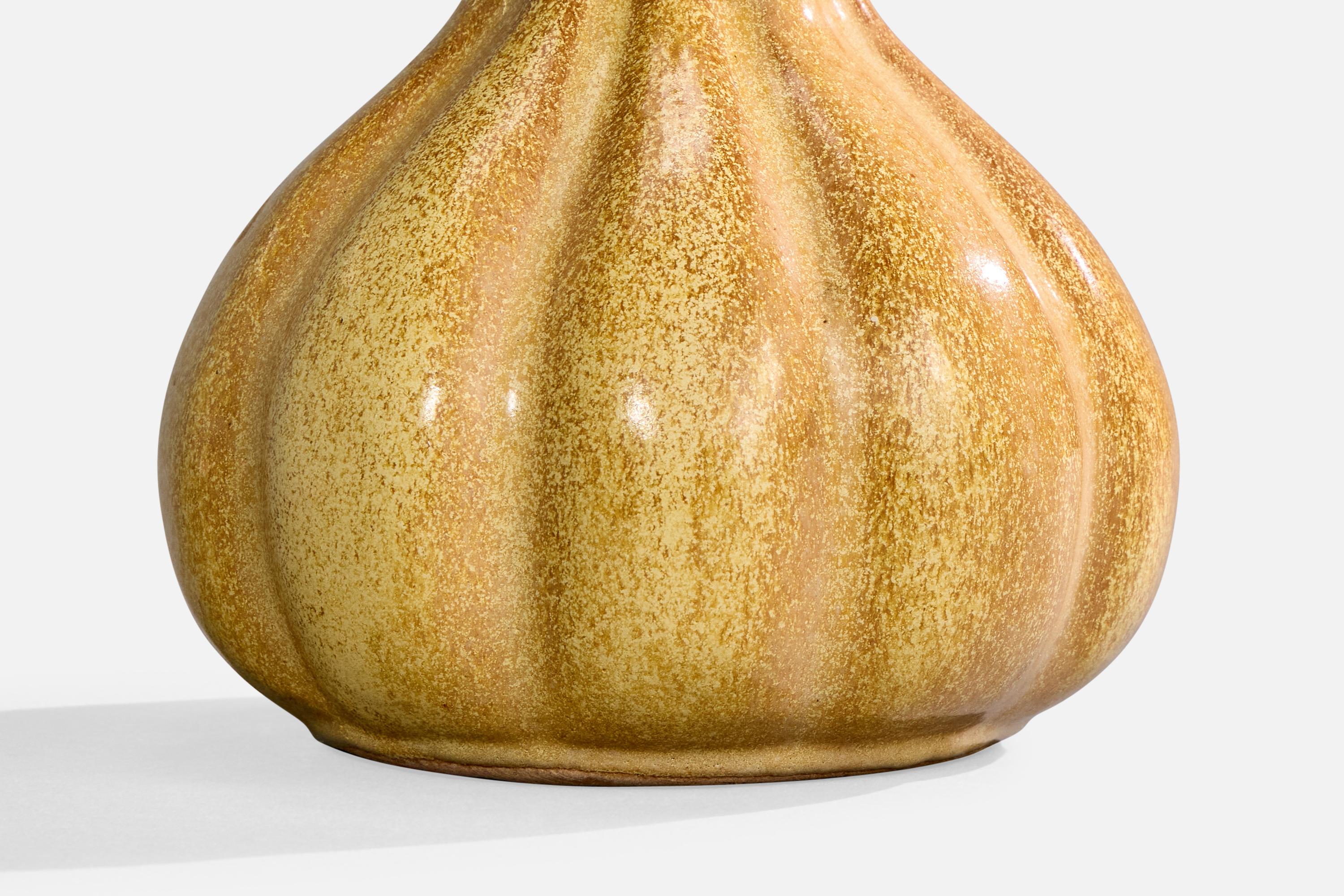 Vase Motala Lervarufabrik, céramique, Suède, années 1930 en vente 1