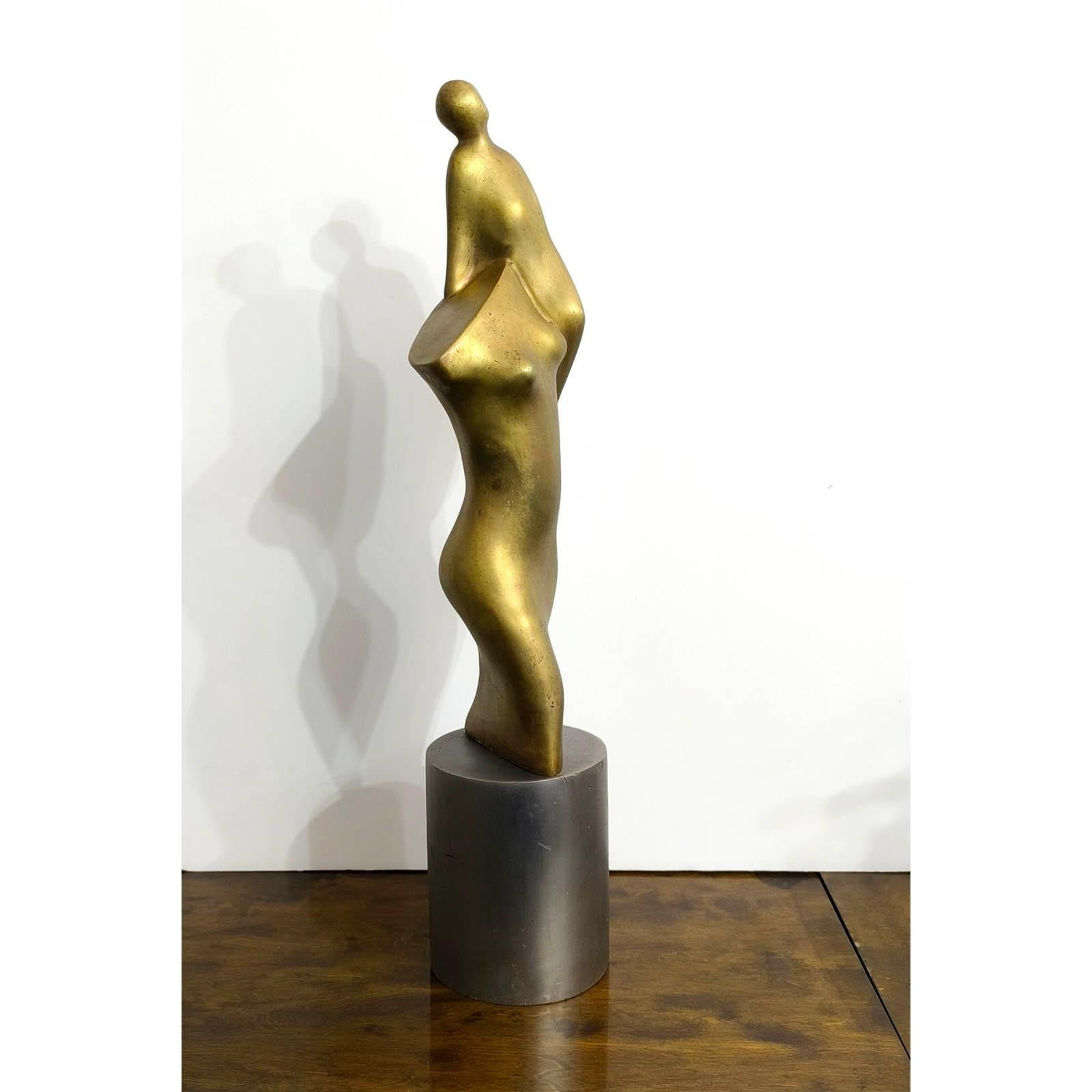 Calco Scultura in bronzo di Madre e Bambino - Pezzo unico in vendita