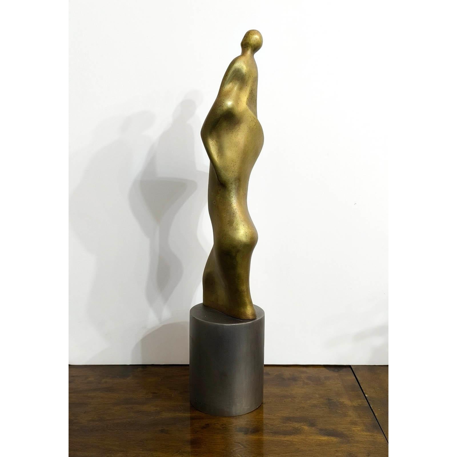 Fine XX secolo Scultura in bronzo di Madre e Bambino - Pezzo unico in vendita