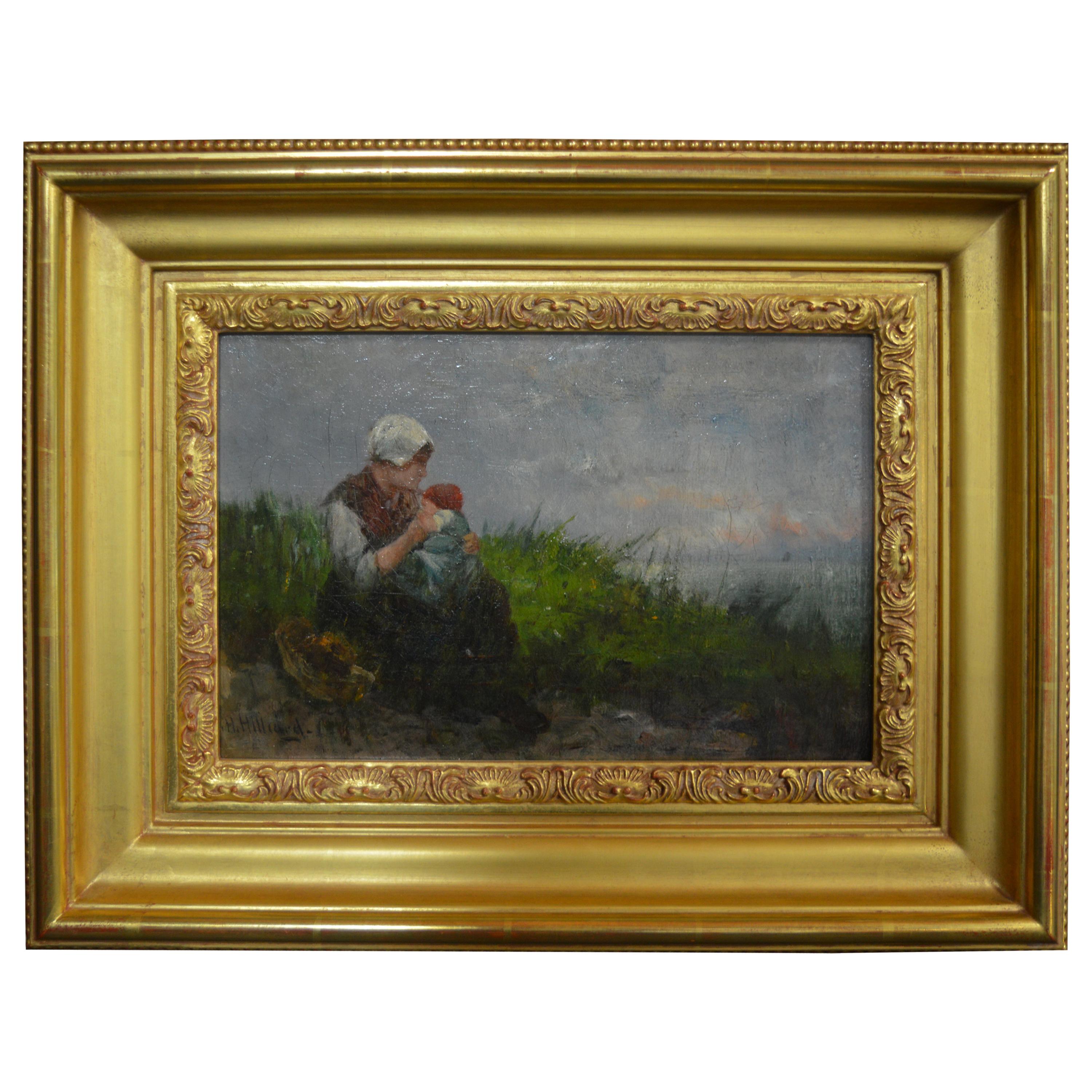 Mother and Child by William Hilliard For Sale
