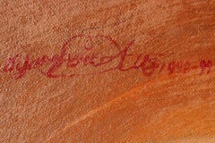 Mother and Child Portrait Oil Painting by Chinese Painter, Yanzhou Xu