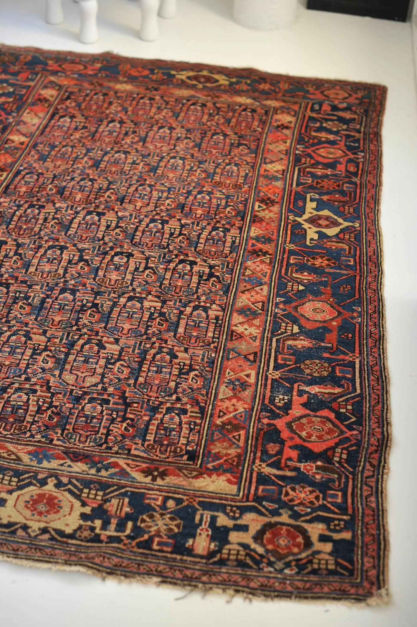 Joyous Mother- Daughter Boteh Village Antique Rug

About: When you think of old village rugs woven in remote lands - you think of women working on this mystical art while watching their kids as the men are also hard at work farming, in the markets,