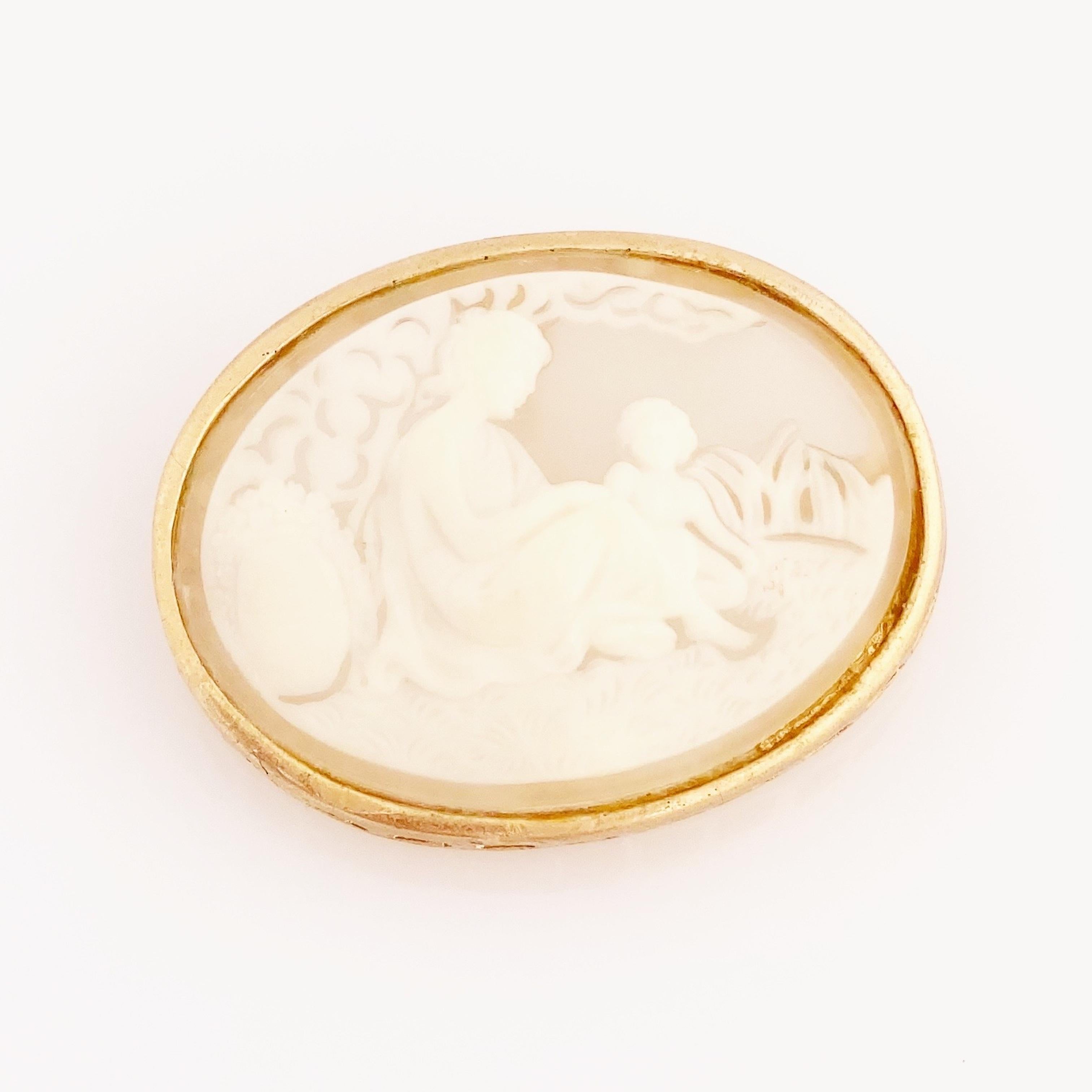 cameo mother and child