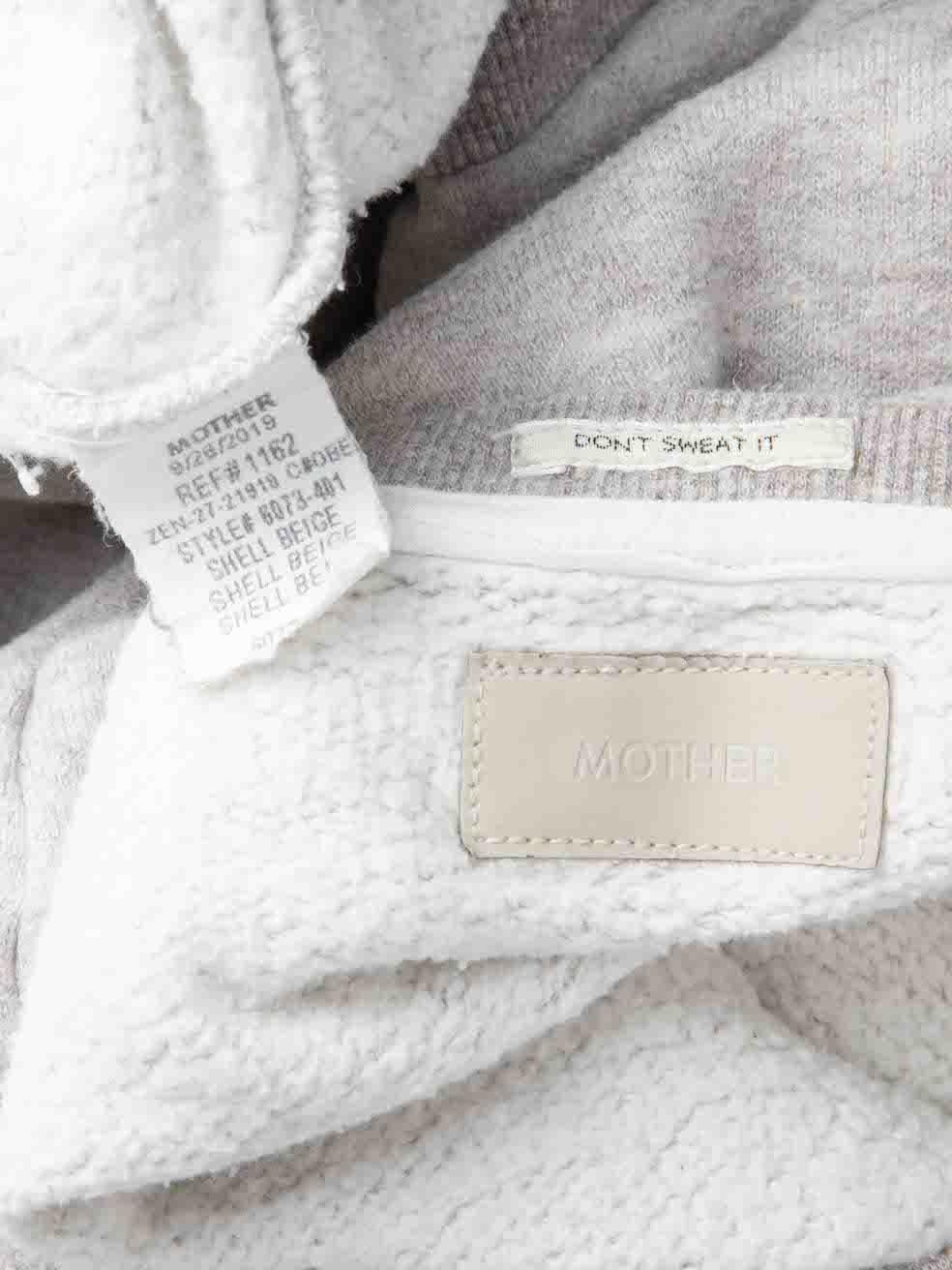 Mother Grey Embroidered Logo Jumper Size L For Sale 1
