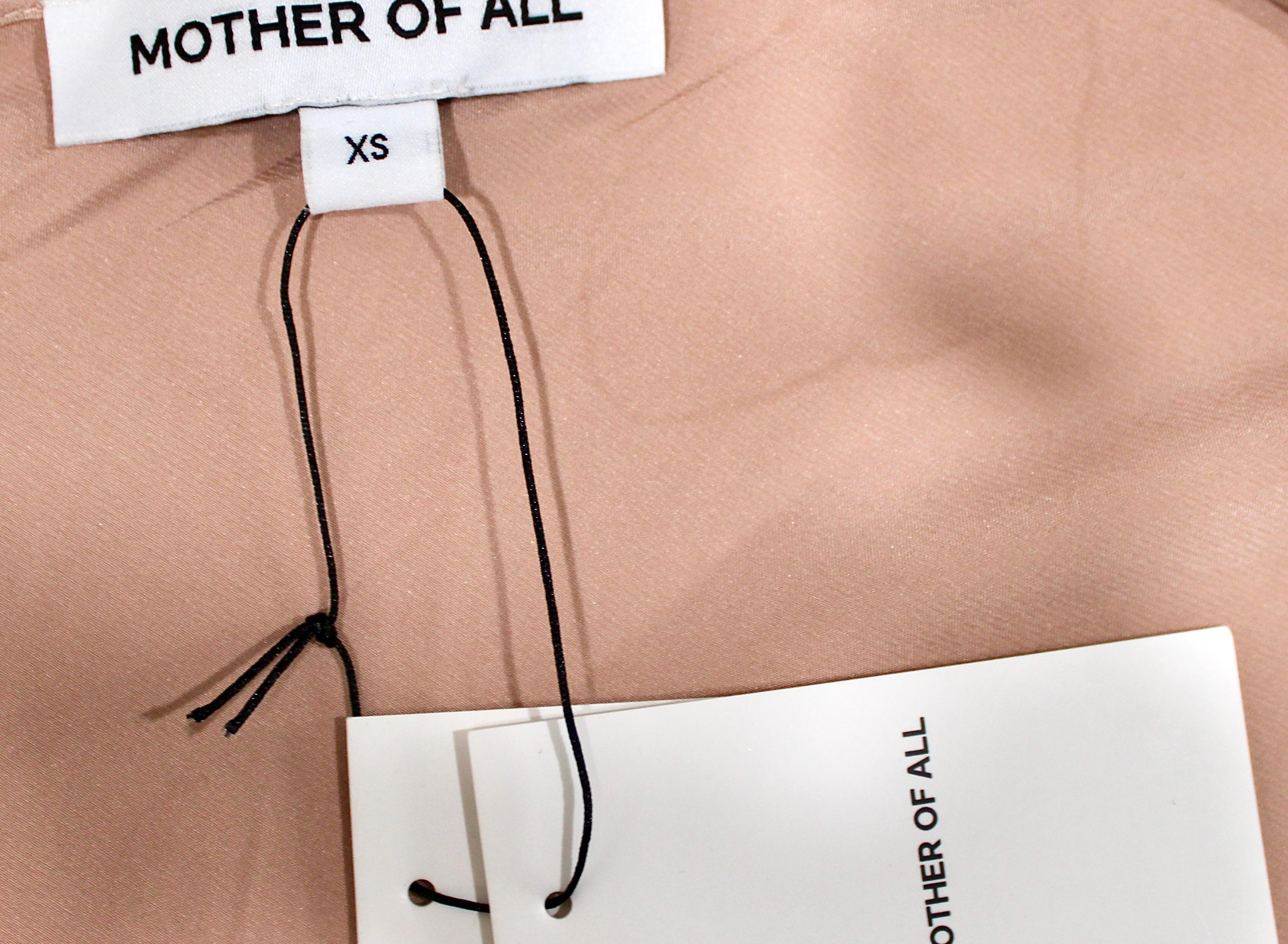 Mother Of All Pale Pink Venus Cowl Neck High-Slit Sleeveless Dress (Robe sans manches à col bénitier) en vente 5