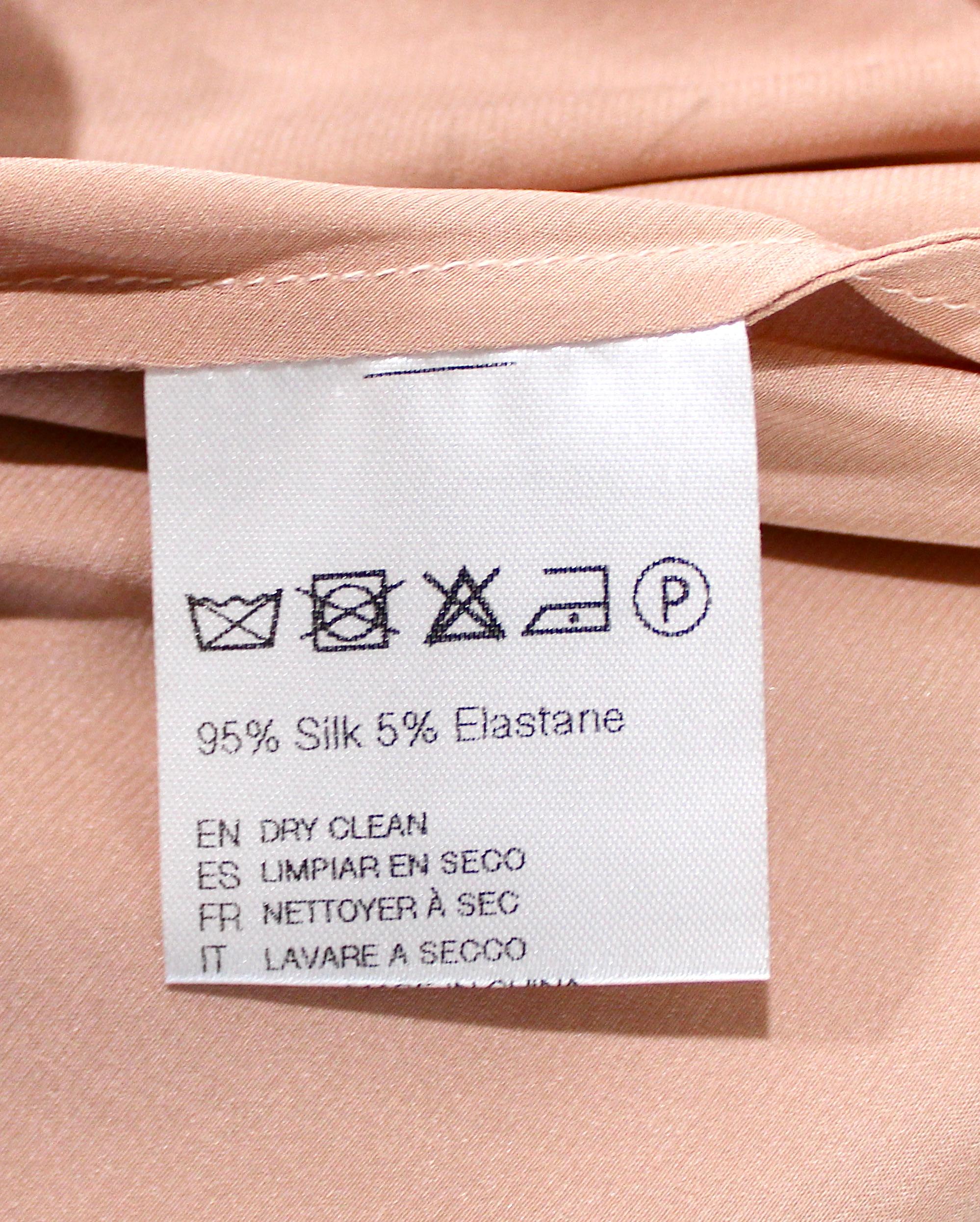 Mother Of All Pale Pink Venus Cowl Neck High-Slit Sleeveless Dress (Robe sans manches à col bénitier) en vente 6