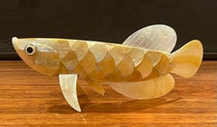 Mother of Pearl / Abalone Shell Fish Sculpture