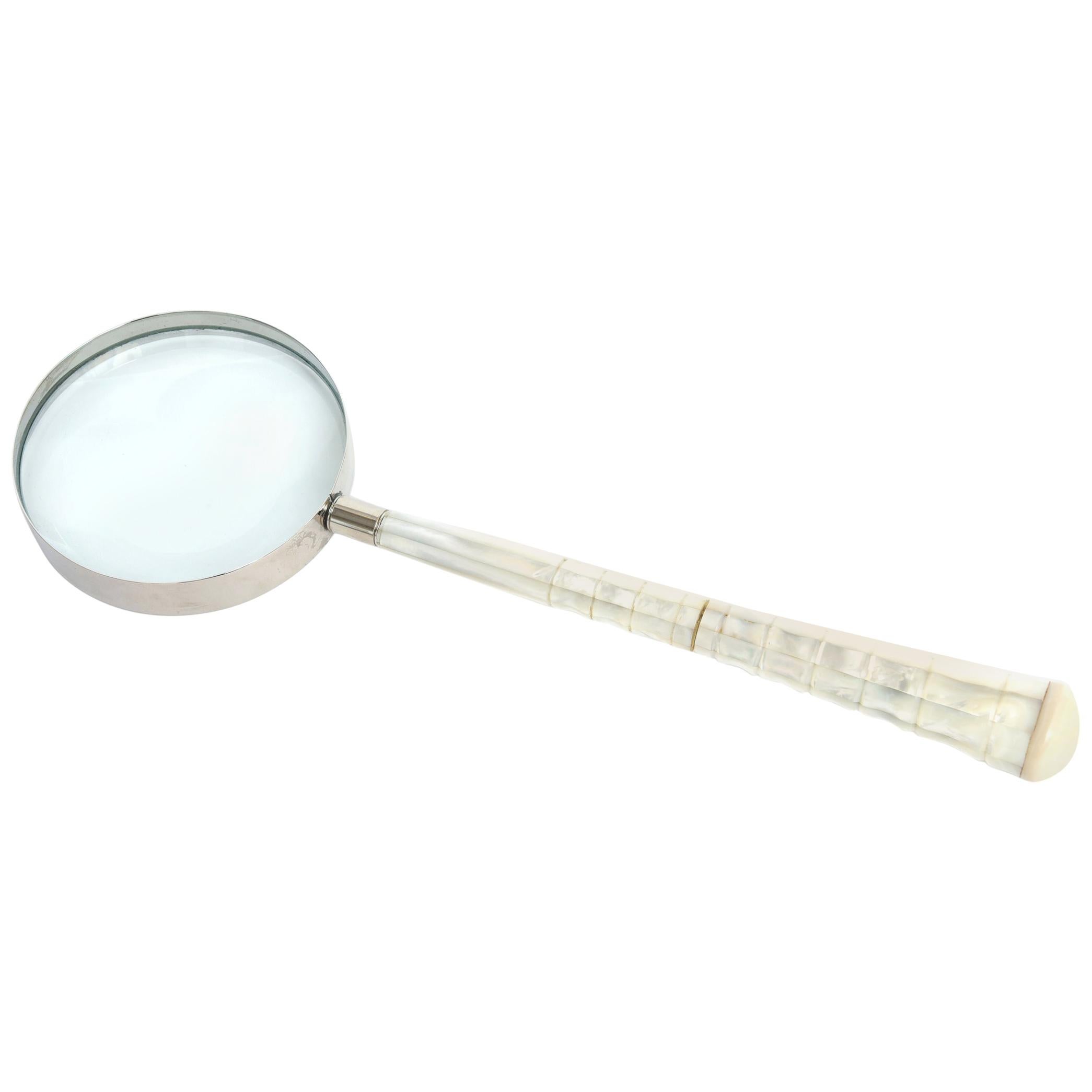 Mother of Pearl & Agate Magnifier