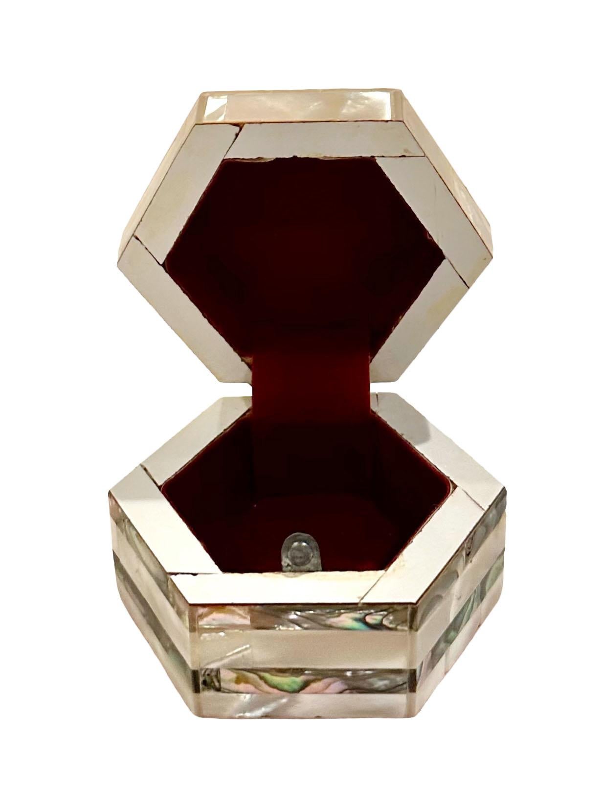Mother Of Pearl And Abalone Box at 1stDibs