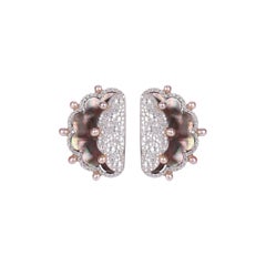 Mother of Pearl and Diamond Ear Clip